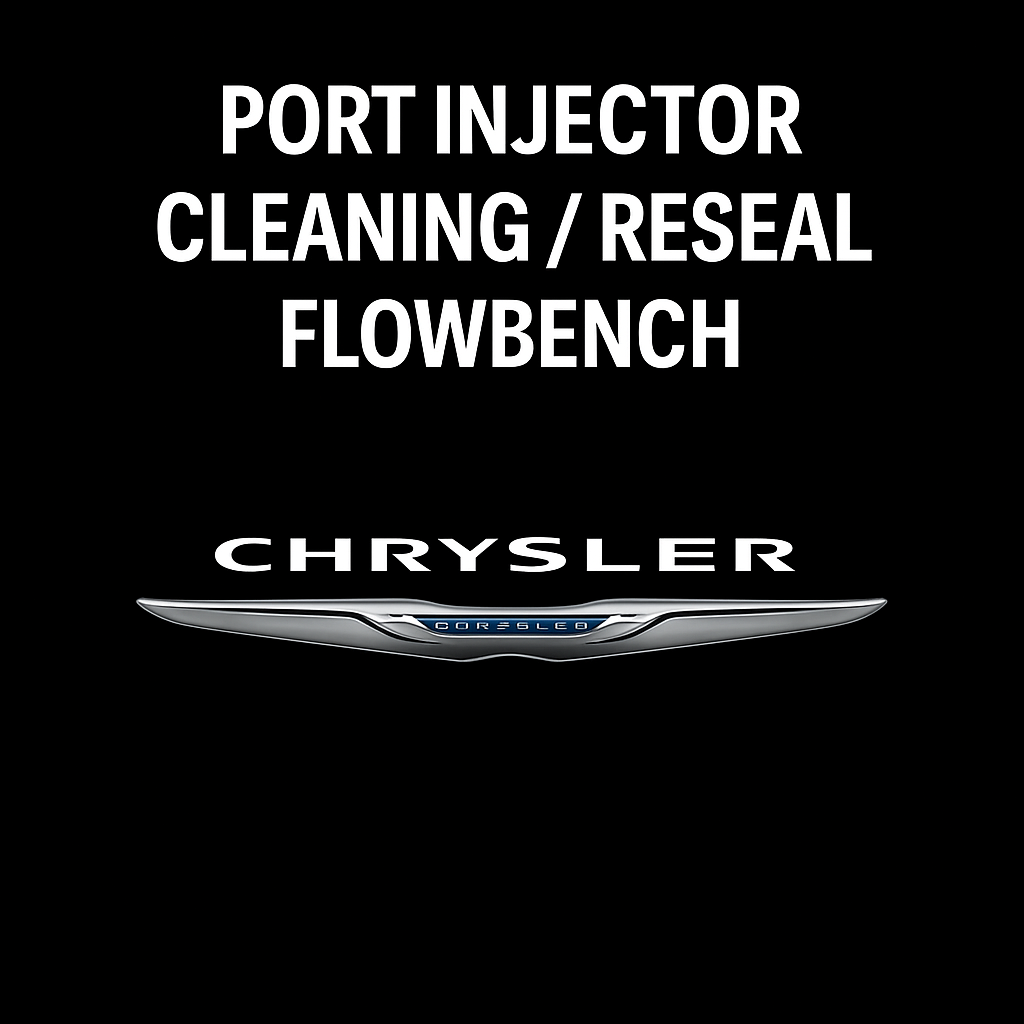 Chrysler Port Injector Testing, Cleaning, and Resealing Service
