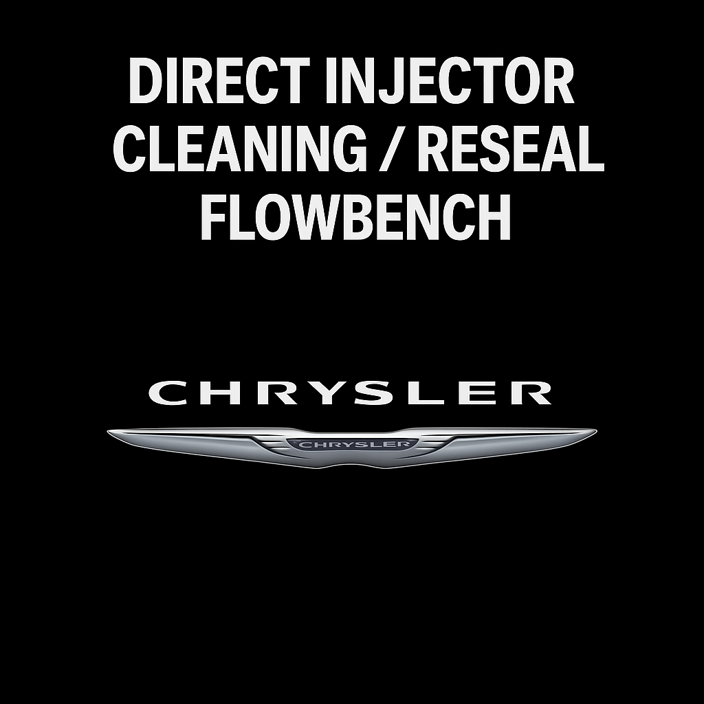Chrysler Direct Injector Testing, Cleaning, and Resealing Service