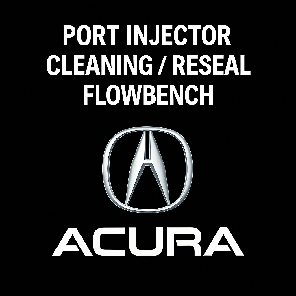 Acura Port Injector Testing, Cleaning, and Resealing Service