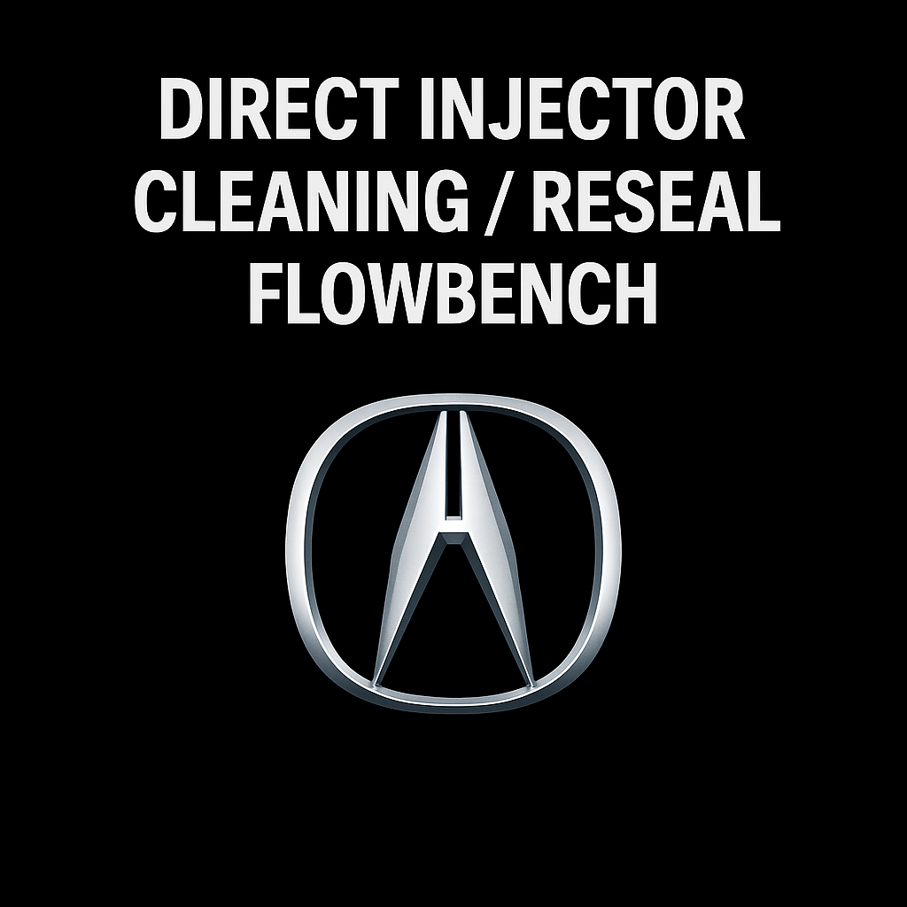Acura Direct Injector Testing, Cleaning, and Resealing Service