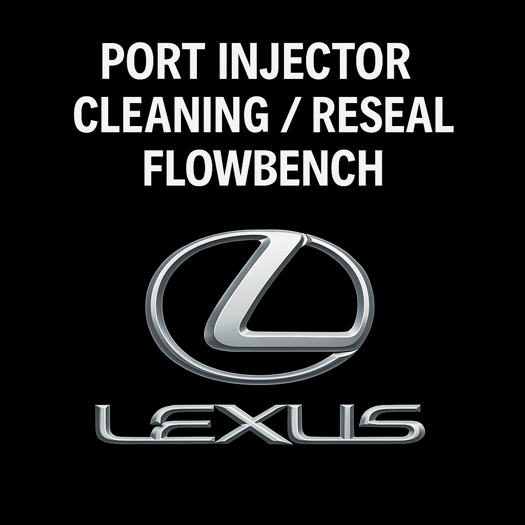 Lexus Port Injector Testing, Cleaning, and Resealing Service