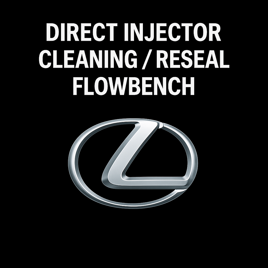 Lexus Direct Injector Testing, Cleaning, and Resealing Service