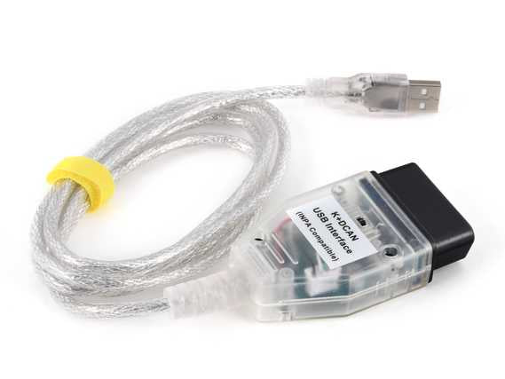 BMW K+DCAN USB OBD2 Diagnostic & Coding Cable for E-Series (ISTA, INPA, NCS Expert, WinKFP Compatible)