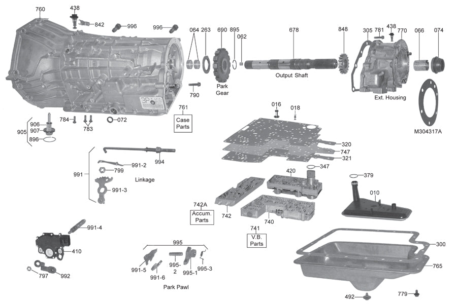 Fully Rebuilt Stage 1 Ford 4R100 4x4 Transmission – 7.3L Powerstroke (1995–2003) – Includes New Torque Converter