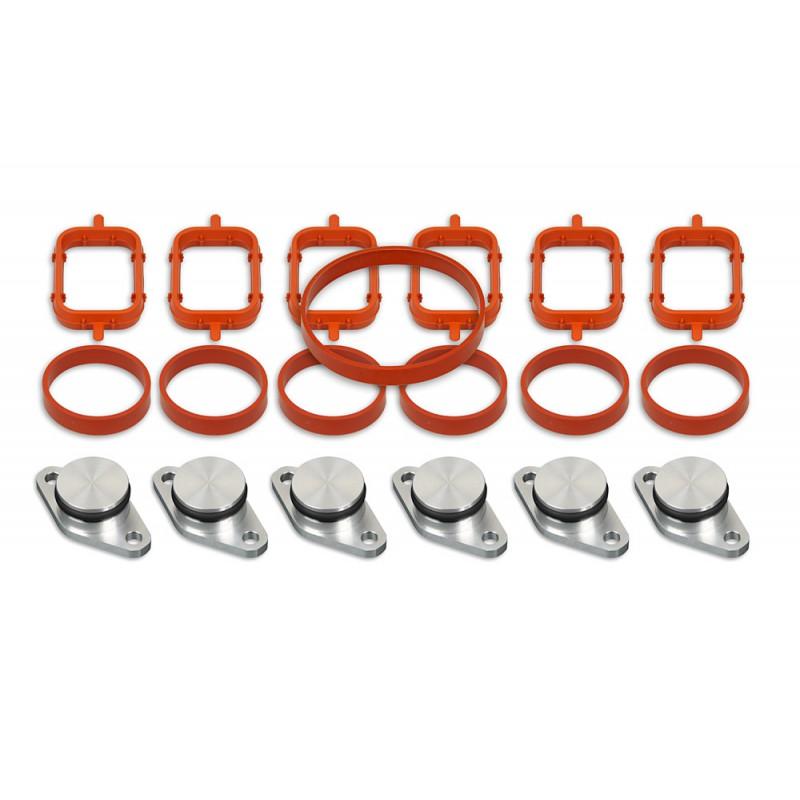 BMW M57 Diesel Swirl Flap Delete & Repair Kit — Intake Manifold Blanking Plates with Gaskets (E38/E39/E46/E60/E90/X5)