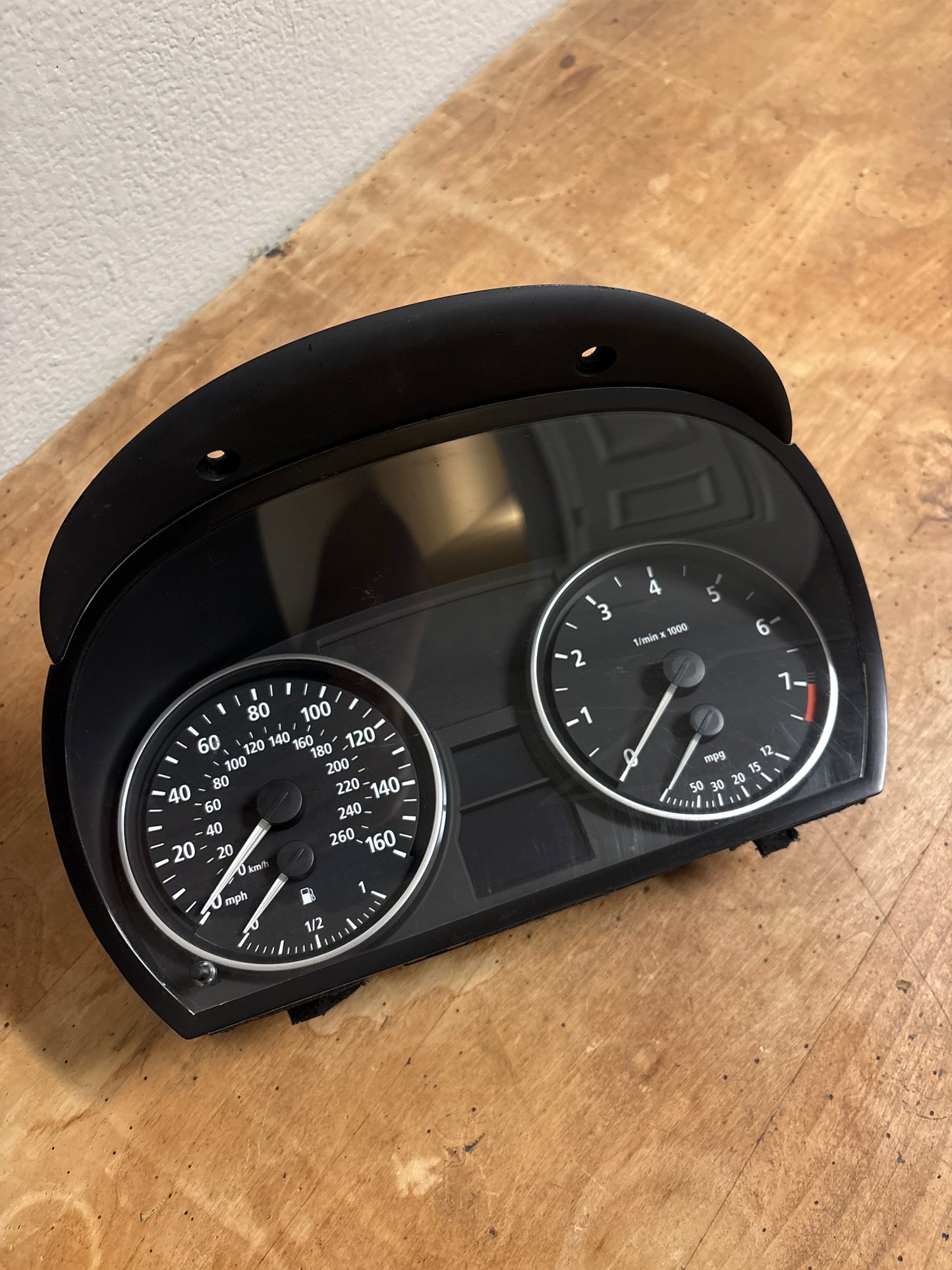 BMW E90 Virginized Instrument Cluster – OEM – Part Number 26016184