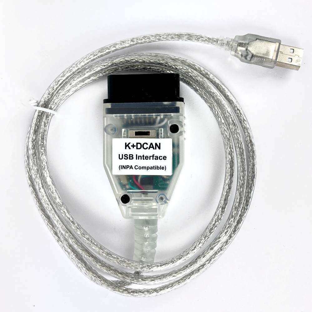 BMW K+DCAN USB OBD2 Diagnostic & Coding Cable for E-Series (ISTA, INPA, NCS Expert, WinKFP Compatible)