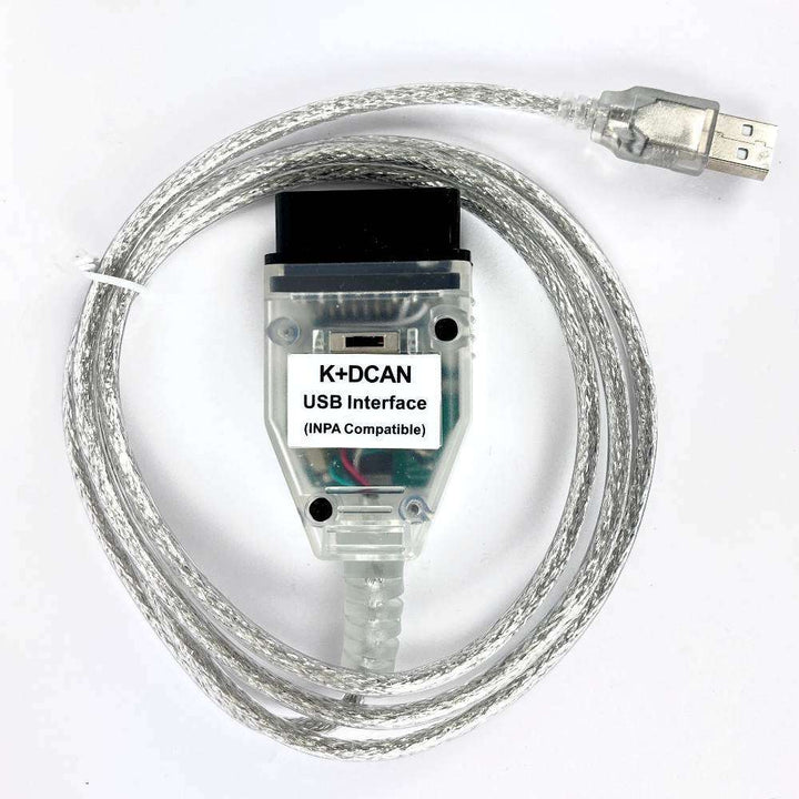 BMW K+DCAN USB OBD2 Diagnostic & Coding Cable for E-Series (ISTA, INPA, NCS Expert, WinKFP Compatible)