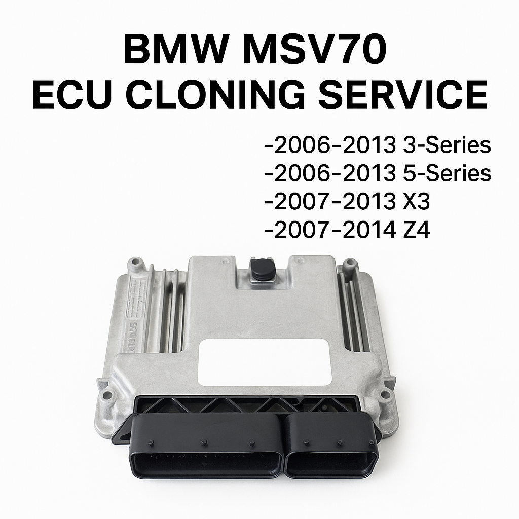 BMW MSV70 ECU Cloning Service – Plug & Play Replacement (Mail-In Service)