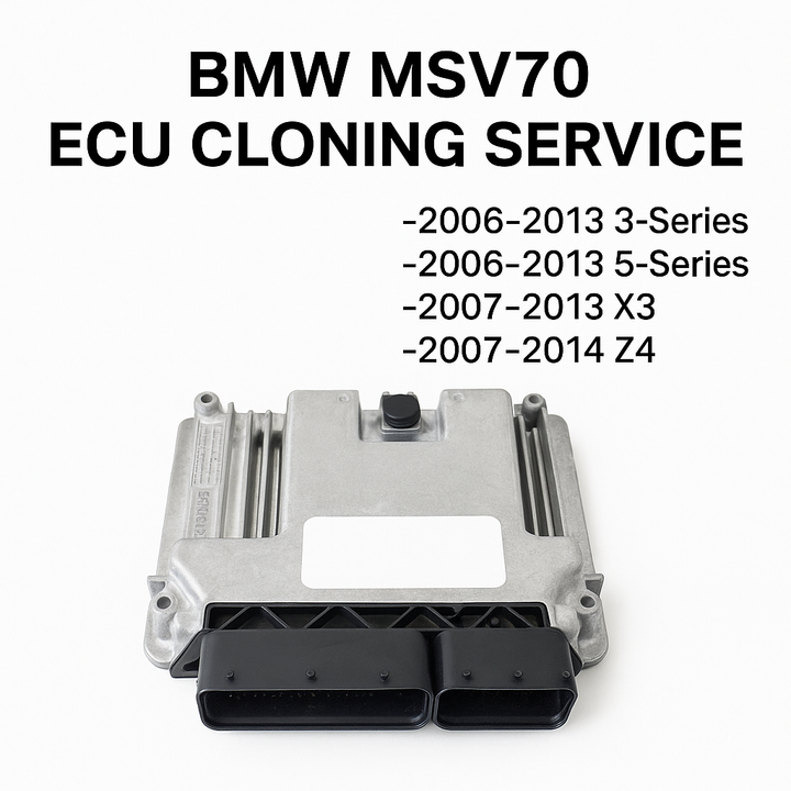 BMW MSV70 ECU Cloning Service – Plug & Play Replacement (Mail-In Service)