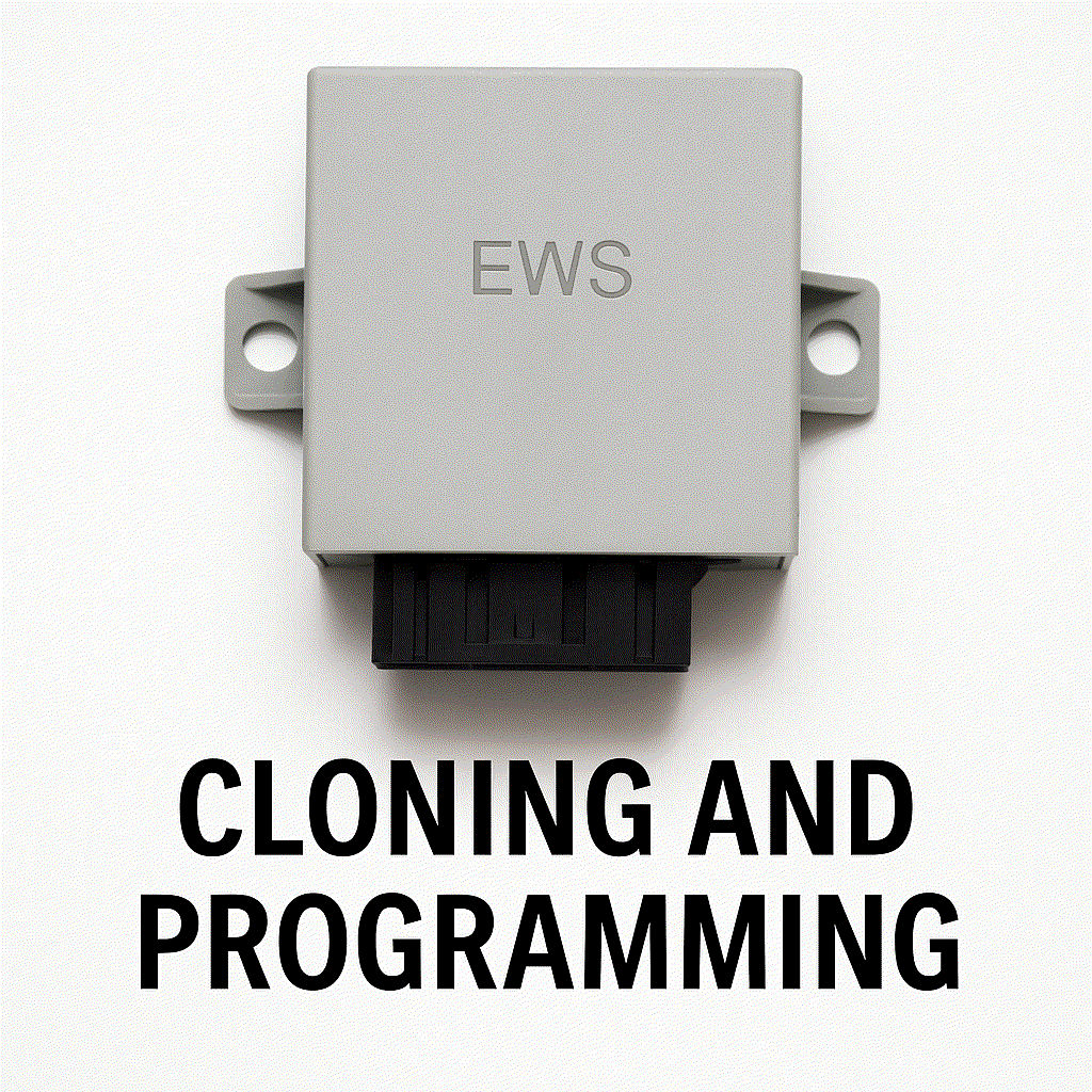 BMW EWS2 immobilizer module for cloning, repair, and key data transfer mail-in service