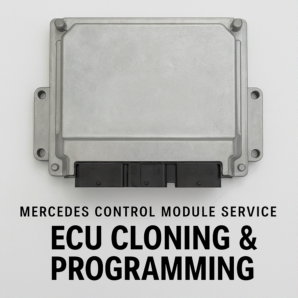 Mercedes-Benz ME9.7 ECU module with cloning, repair, and programming service kit