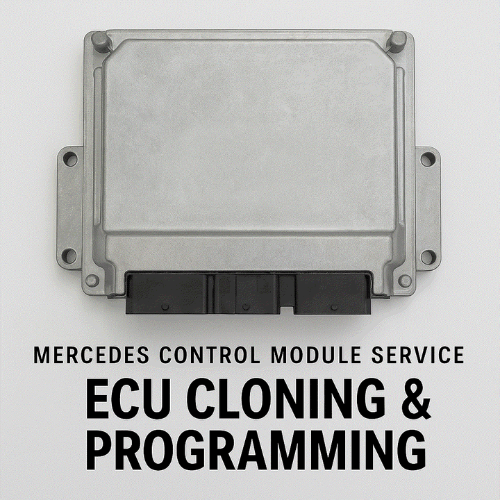 Mercedes-Benz ME9.7 ECU module with cloning, repair, and programming service kit