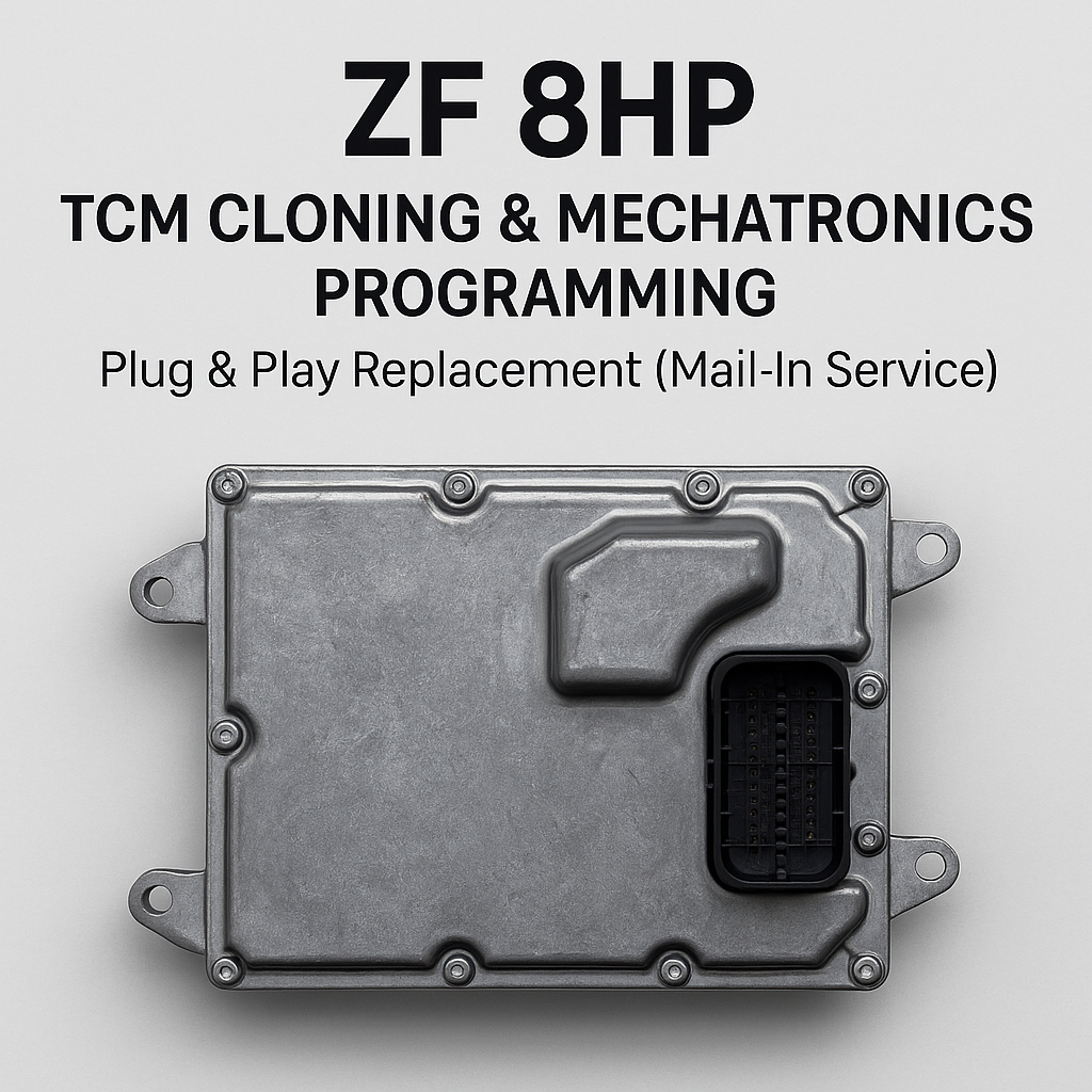 ZF 8HP TCM Cloning & Mechatronics Programming – Plug & Play Replacement (Mail-In Service)