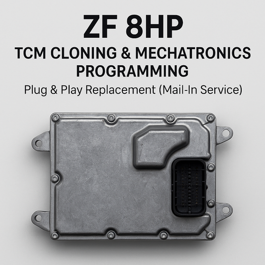 ZF 8HP TCM Cloning & Mechatronics Programming – Plug & Play Replacement (Mail-In Service)