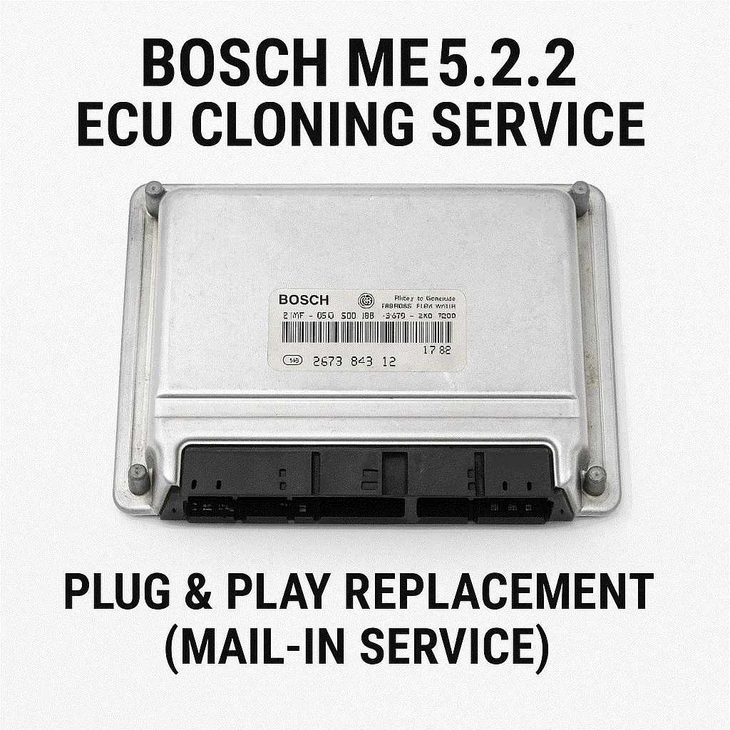 Bosch ME5.2.2 ECU cloning service for BMW and Land Rover plug-and-play engine control unit replacement