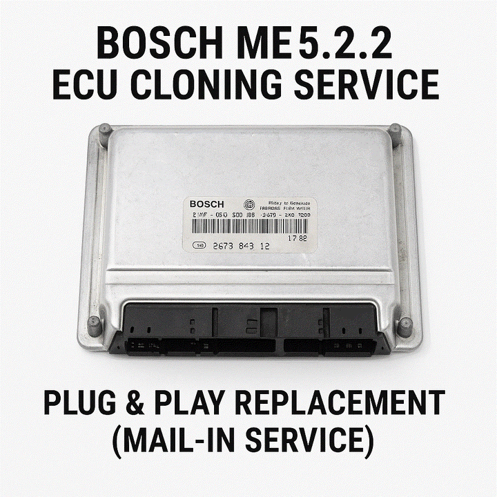 Bosch ME5.2.2 ECU cloning service for BMW and Land Rover plug-and-play engine control unit replacement