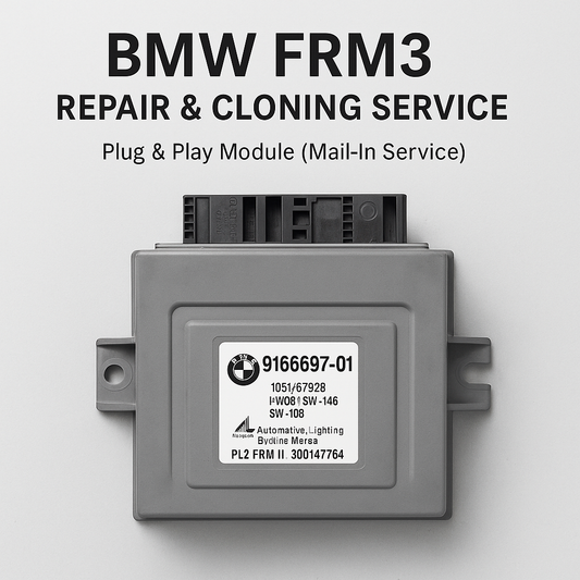 BMW FRM3 Repair, Cloning & Recovery Service – Plug & Play Module (Mail-In Service)