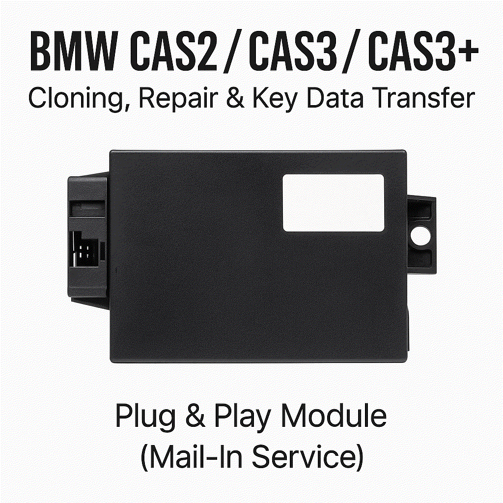 BMW CAS2 CAS3 CAS3+ immobilizer module cloning and repair service mail-in