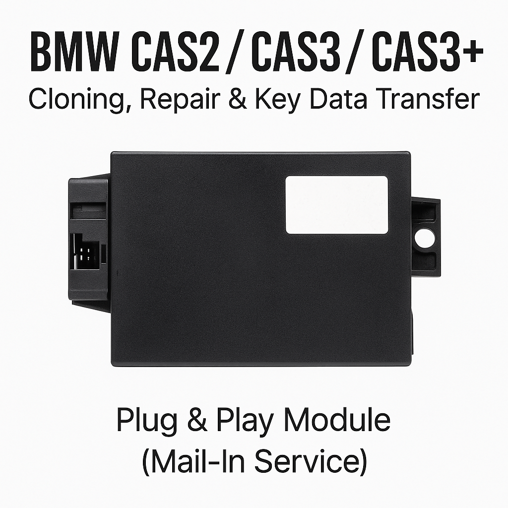 BMW CAS2 / CAS3 / CAS3+ Cloning, Repair & Key Data Transfer – Plug & Play (Mail-In Service)