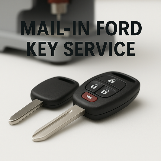 Ford Mail-In Key Cutting & Programming — New Keys | Working Key or All Keys Lost