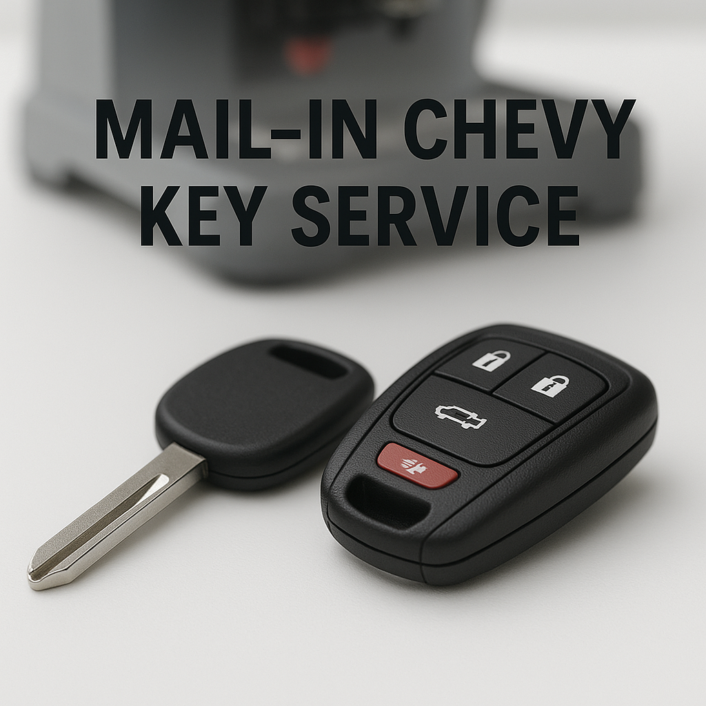 Chevrolet Mail-In Key Cutting & Programming — New Keys | Working Key or All Keys Lost