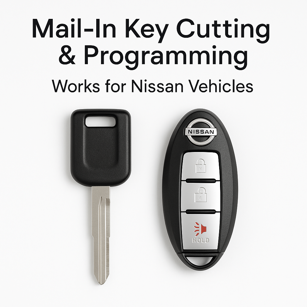 Nissan Mail-In Key Cutting & Programming — New Keys | Working Key or All Keys Lost