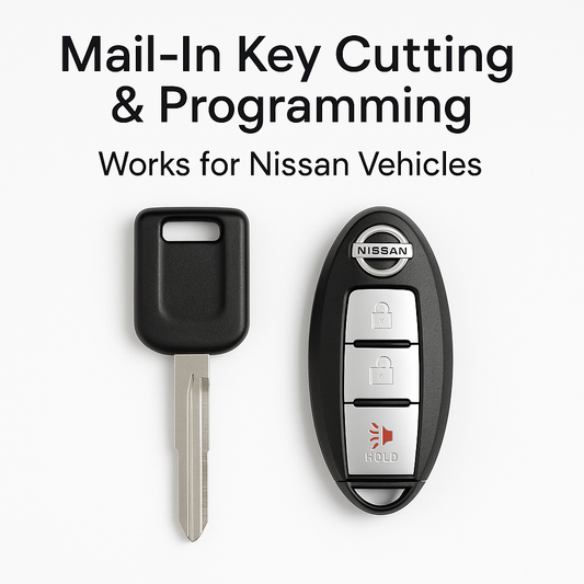 Nissan Mail-In Key Cutting & Programming — New Keys | Working Key or All Keys Lost