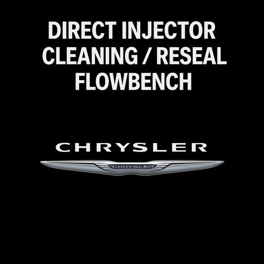 Chrysler Direct Injector Testing, Cleaning, and Resealing Service