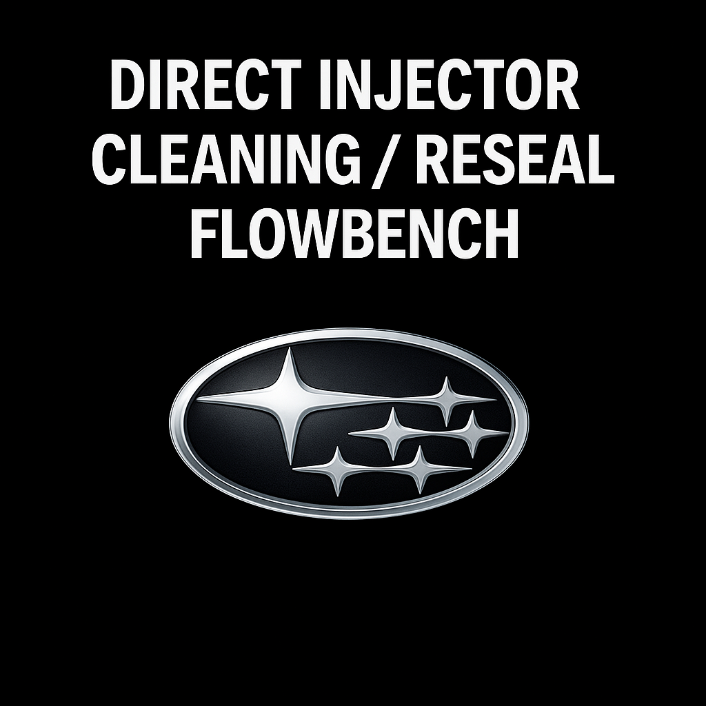 Subaru Direct Injector Testing, Cleaning, and Resealing Service