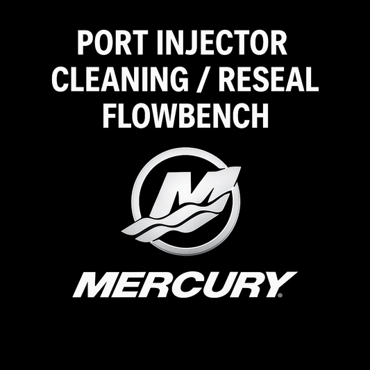 Mercury Port Injector Testing, Cleaning, and Resealing Service