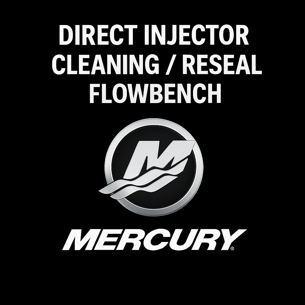 Mercury Direct Injector Testing, Cleaning, and Resealing Service