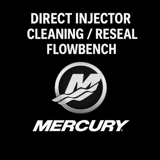 Mercury Direct Injector Testing, Cleaning, and Resealing Service
