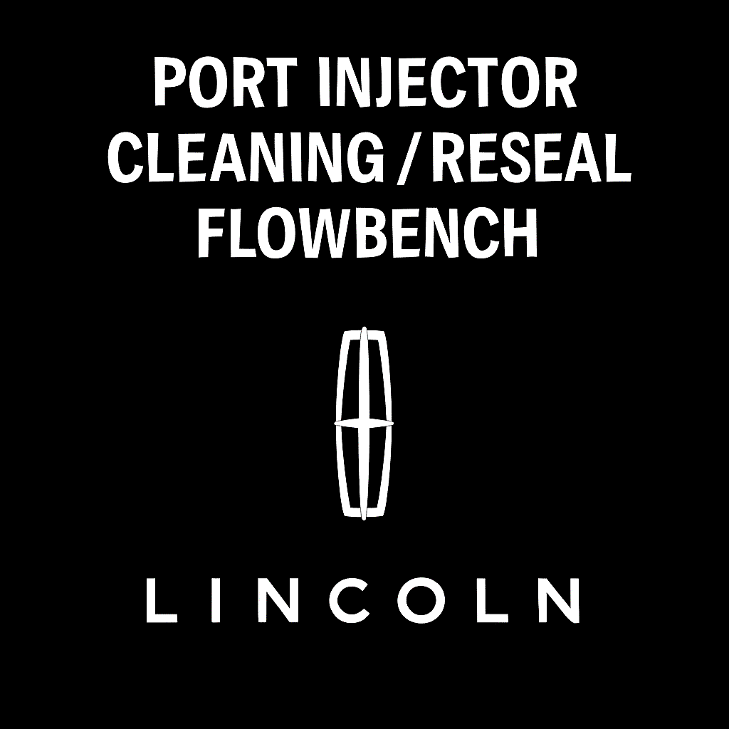 Lincoln port injector testing and cleaning service with ultrasonic cleaning and resealing at LaCorte Automotive