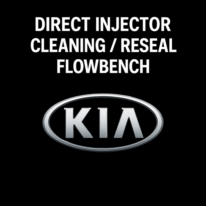 Kia direct injector being tested and cleaned at LaCorte Automotive service center