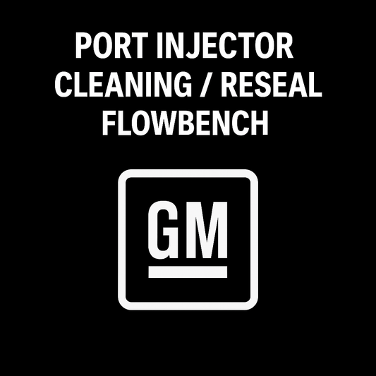 GM Port Injector Testing, Cleaning, and Resealing Service