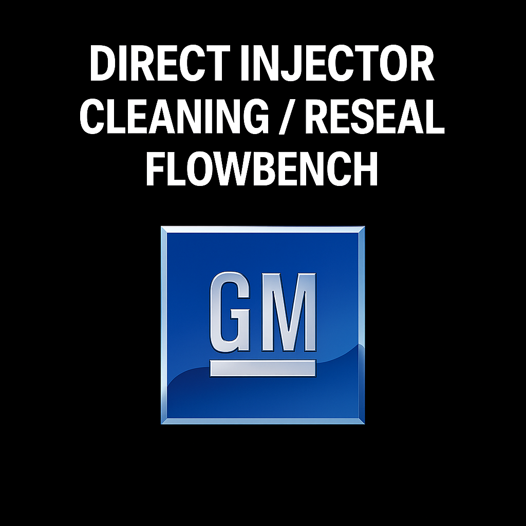 GM Direct Injector Testing, Cleaning, and Resealing Service