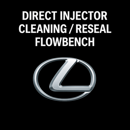 Lexus Direct Injector Testing, Cleaning, and Resealing Service