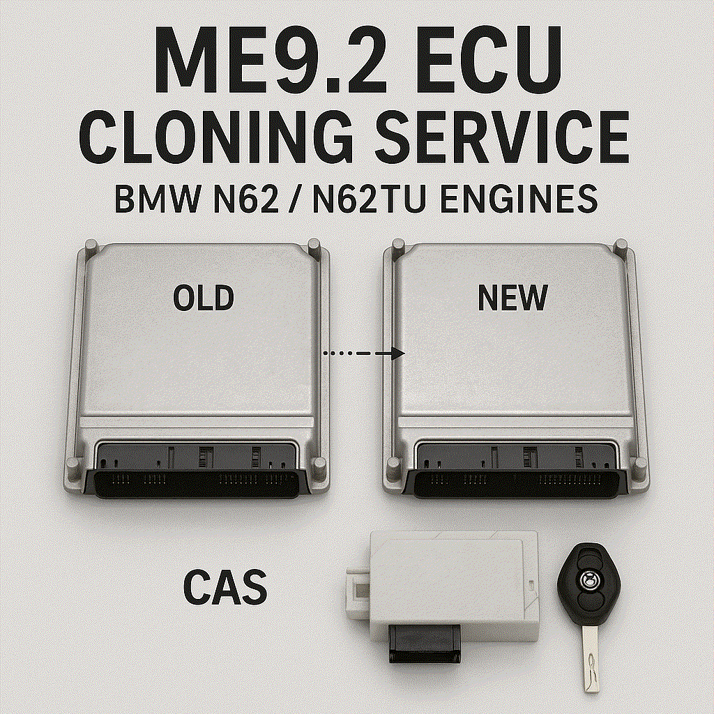 BMW ME9.2 ECU Cloning Service (N62 / N62TU Engines – Plug & Play)