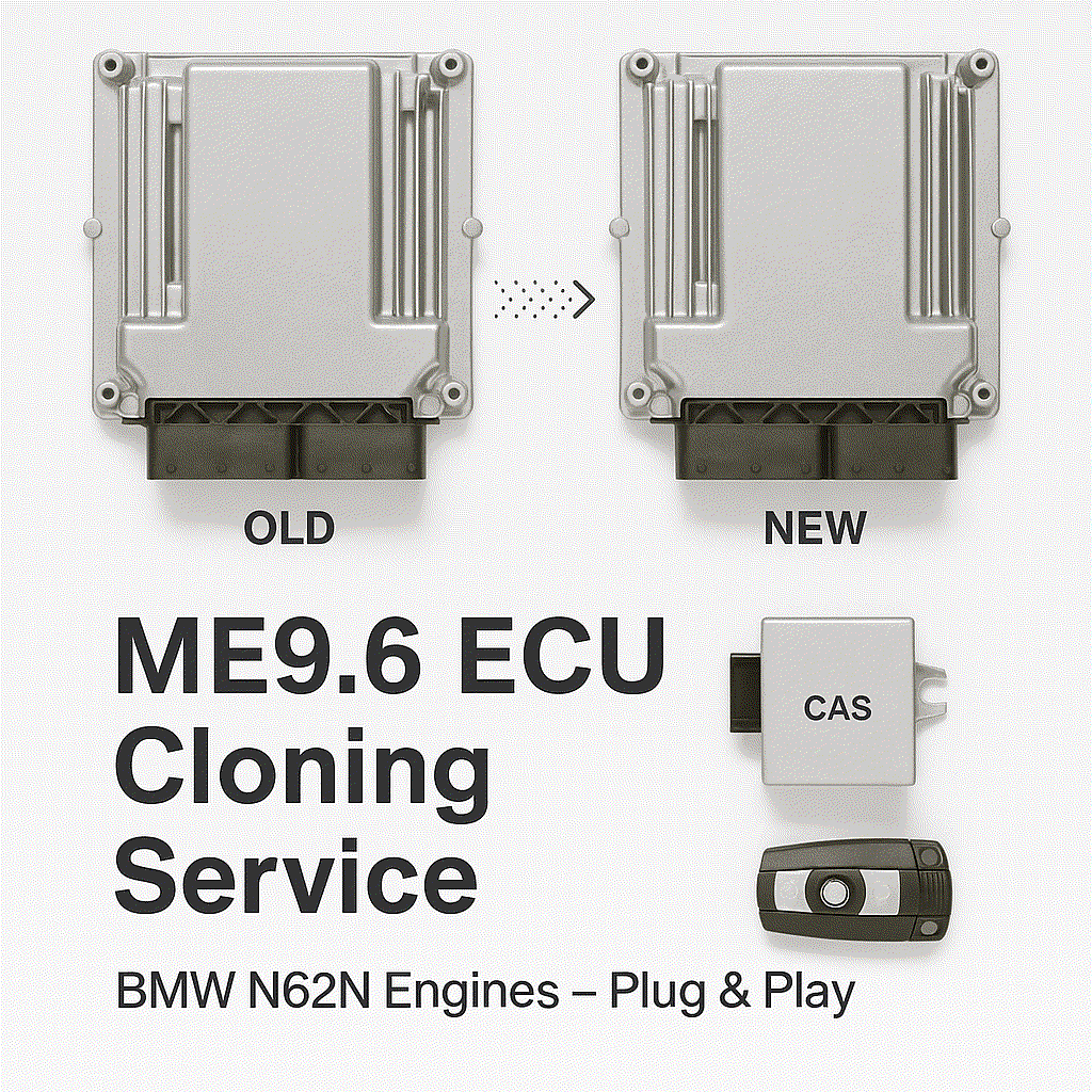 BMW ME9.6/ME9.6.1 ECU Cloning Service (N62 Engines – Plug & Play)
