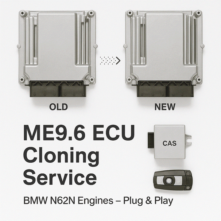 BMW ME9.6/ME9.6.1 ECU Cloning Service (N62 Engines – Plug & Play)