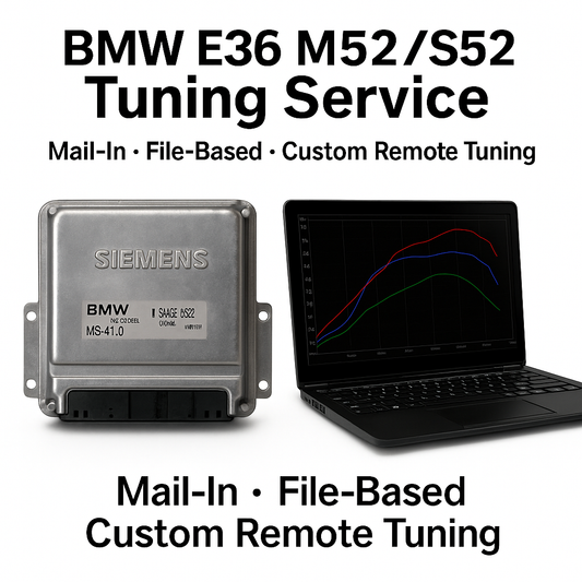 BMW E36 M52 / S52 ECU Tuning Service (Mail-In, File-Based, or Custom)