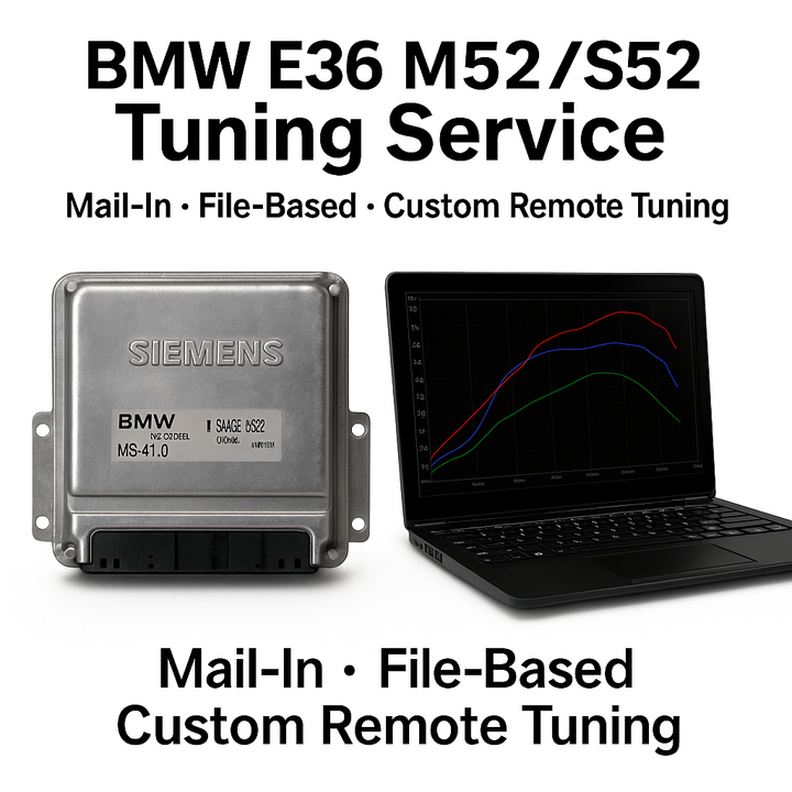 BMW E36 M52 / S52 ECU Tuning Service (Mail-In, File-Based, or Custom)