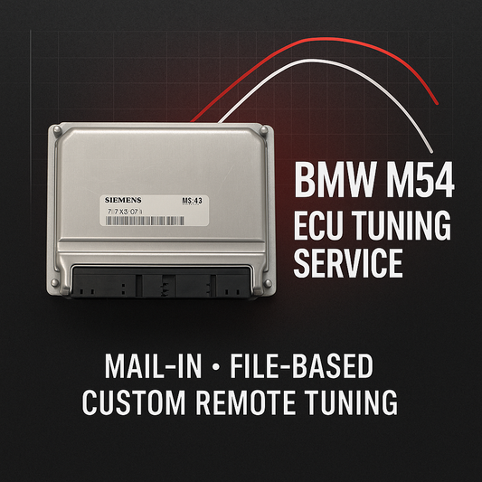 BMW M54 ECU Tuning Service (Mail-In, File-Based, or Custom Remote Tuning)