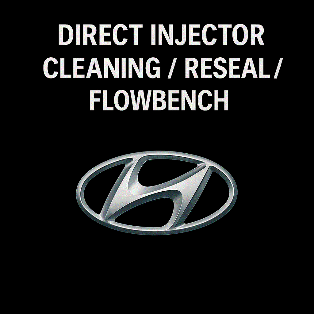 Hyundai Direct Injector Testing, Cleaning, and Resealing Service