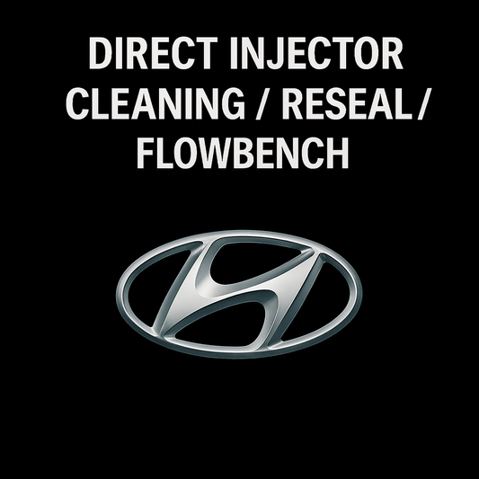 Hyundai Direct Injector Testing, Cleaning, and Resealing Service