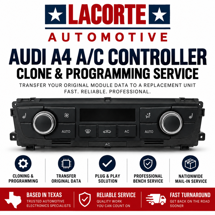 Audi A4 A/C Controller Clone & Programming Service