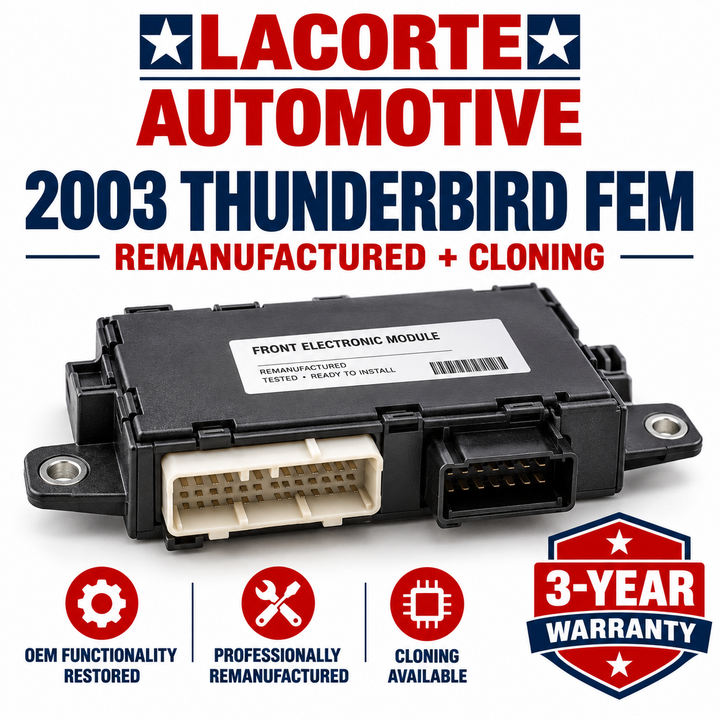 Ford Thunderbird Front Electronic Module (FEM) — Remanufactured Replacement & Cloning | 3-Year Warranty