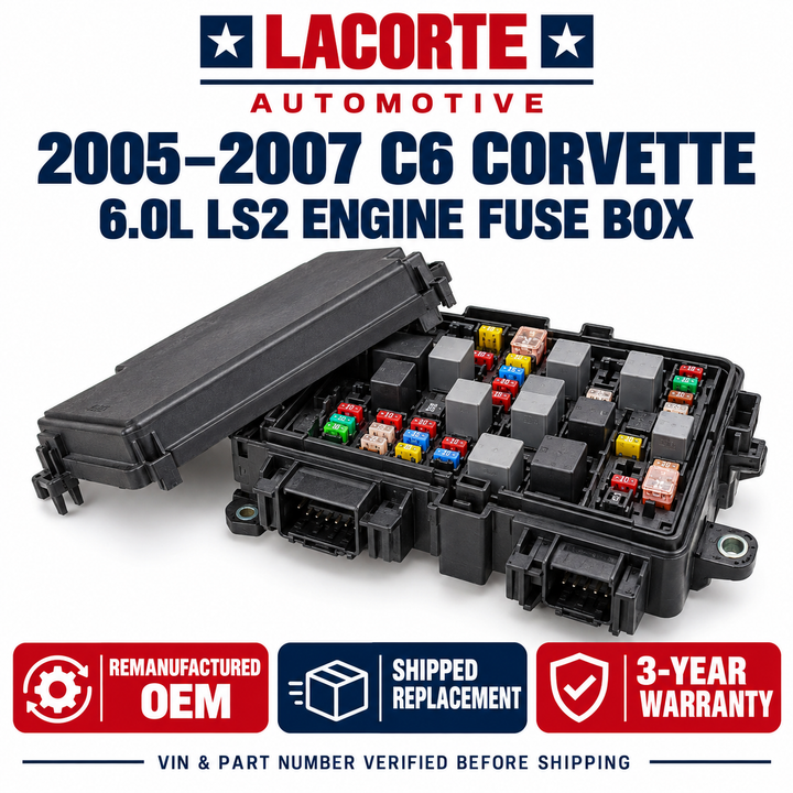 2005–2007 Chevrolet Corvette C6 6.0L LS2 Underhood Fuse Box | Remanufactured | 3-Year Warranty