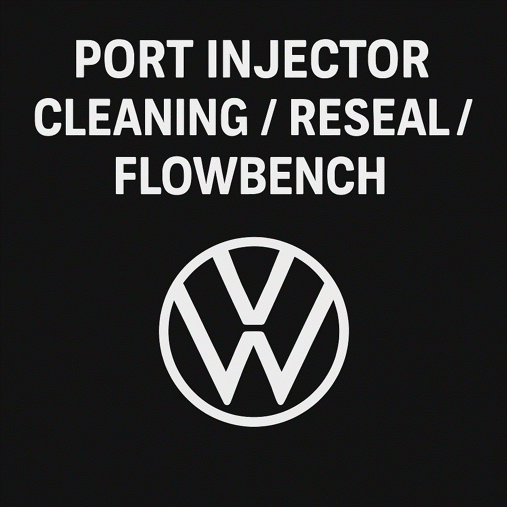 VW Port Injector Testing, Cleaning, and Resealing Service